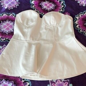 NWOT Pretty Little Things White Top Size 12